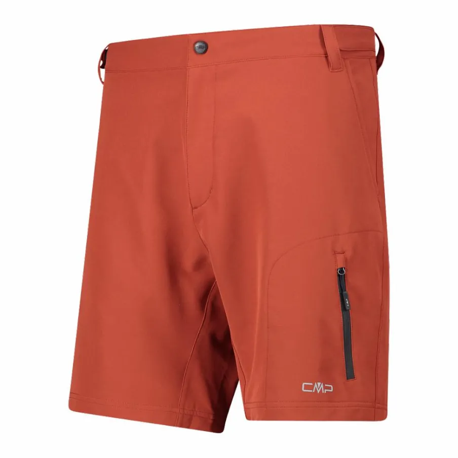 Uomo CMP Pantaloncini|Pantaloni Running E Ciclismo^Bermuda con pantaloncino interno staccabile con fondello bike