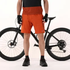 Uomo CMP Pantaloncini|Pantaloni Running E Ciclismo^Bermuda con pantaloncino interno staccabile con fondello bike