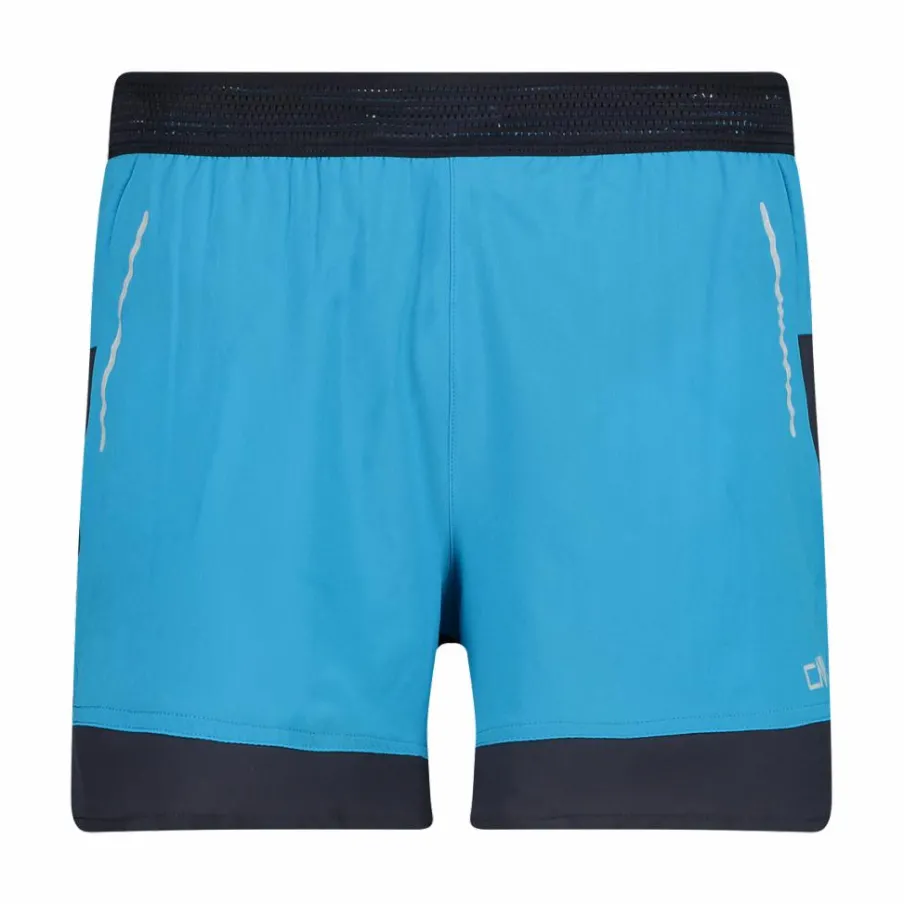 Uomo CMP Pantaloni Trekking|Pantaloni Running E Ciclismo^Bermuda corti multifunzione effetto denim da uomo