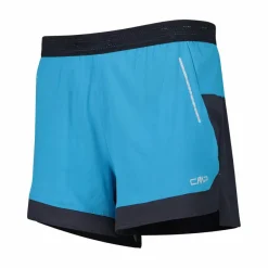 Uomo CMP Pantaloni Trekking|Pantaloni Running E Ciclismo^Bermuda corti multifunzione effetto denim da uomo