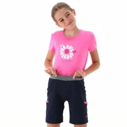 CMP Pantaloni Tecnici^Bermuda trekking in poliestere leggero stretch da bambina