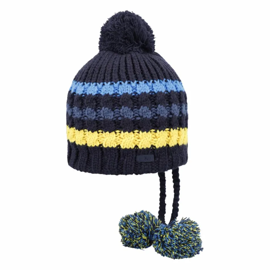 Bambino CMP Accessori|Accessori^Berretto in maglia da bambino con pon pon