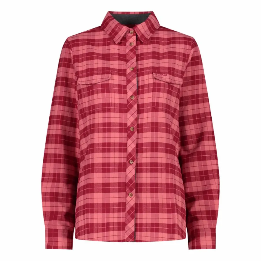 Donna CMP Camicie^Camicia a manica lunga da donna in poliestere riciclato