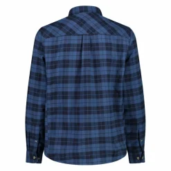 Uomo CMP Camicie^Camicia a manica lunga da uomo in poliestere riciclato