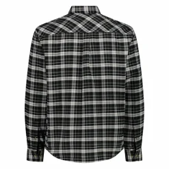 Uomo CMP Camicie^Camicia a manica lunga da uomo in poliestere riciclato