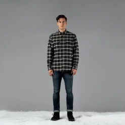 Uomo CMP Camicie^Camicia a manica lunga da uomo in poliestere riciclato