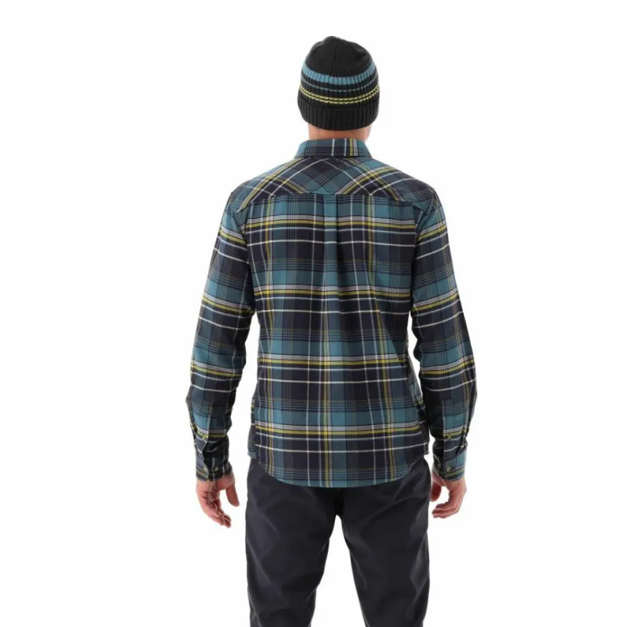 Uomo CMP Camicie^Camicia a manica lunga da uomo in poliestere riciclato