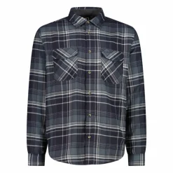 Uomo CMP Camicie^Camicia a manica lunga da uomo in poliestere riciclato