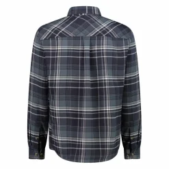 Uomo CMP Camicie^Camicia a manica lunga da uomo in poliestere riciclato