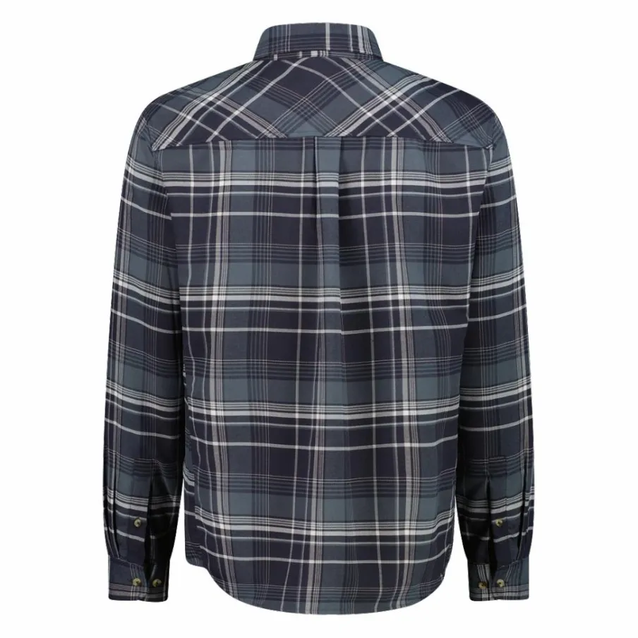 Uomo CMP Camicie^Camicia a manica lunga da uomo in poliestere riciclato