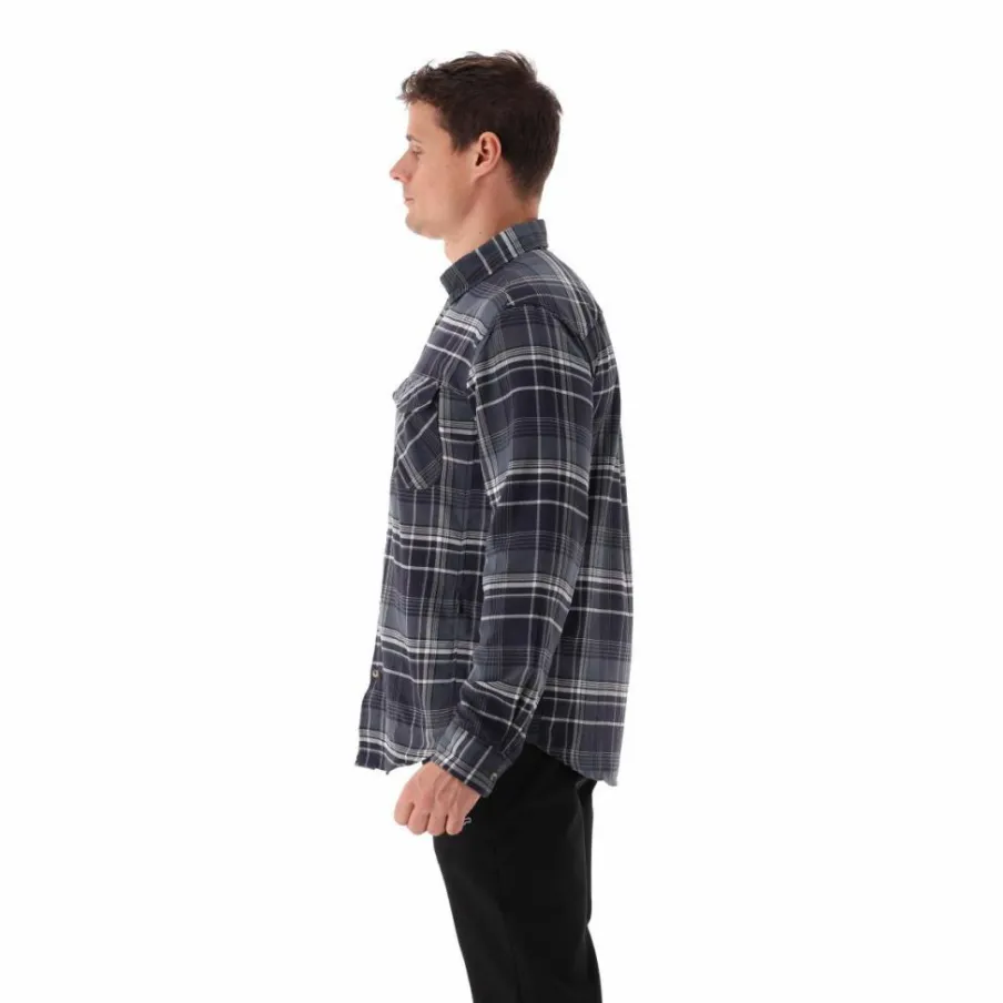 Uomo CMP Camicie^Camicia a manica lunga da uomo in poliestere riciclato