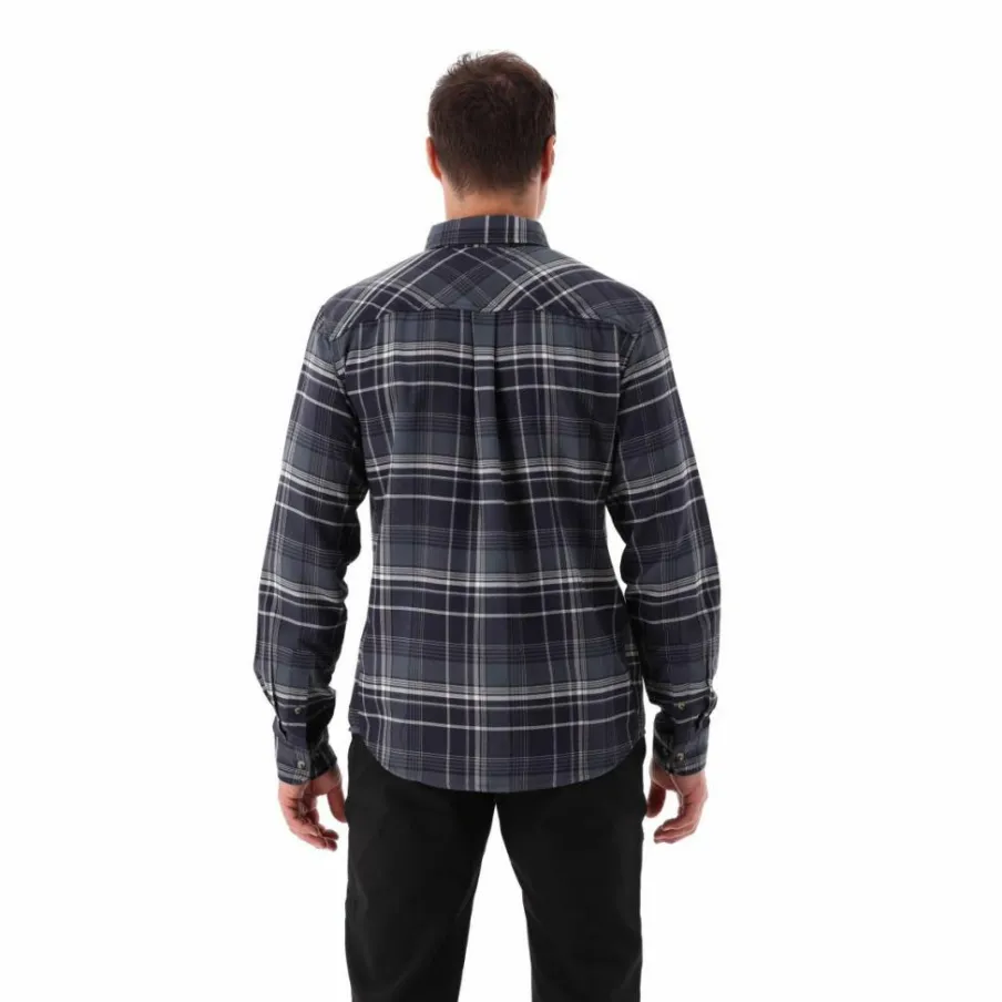 Uomo CMP Camicie^Camicia a manica lunga da uomo in poliestere riciclato