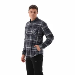 Uomo CMP Camicie^Camicia a manica lunga da uomo in poliestere riciclato