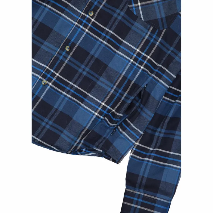 Uomo CMP Camicie^Camicia a manica lunga da uomo in poliestere riciclato