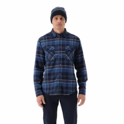 Uomo CMP Camicie^Camicia a manica lunga da uomo in poliestere riciclato