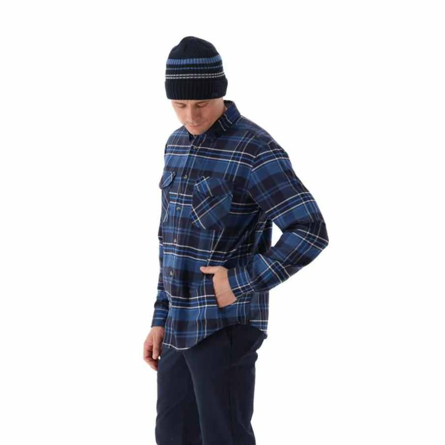 Uomo CMP Camicie^Camicia a manica lunga da uomo in poliestere riciclato