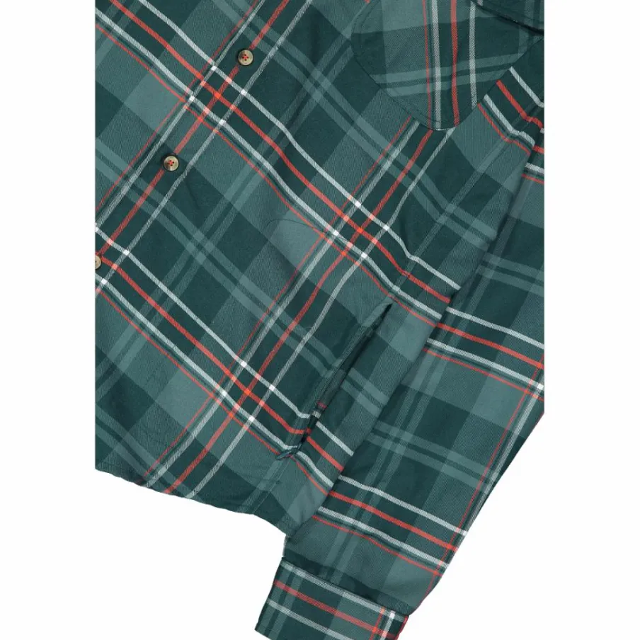 Uomo CMP Camicie^Camicia a manica lunga da uomo in poliestere riciclato