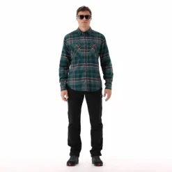 Uomo CMP Camicie^Camicia a manica lunga da uomo in poliestere riciclato