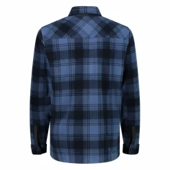 Uomo CMP Camicie^Camicia a manica lunga in pile stampato da uomo