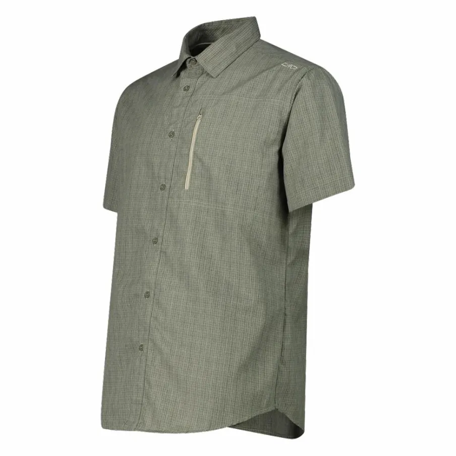 Uomo CMP Camicie^Camicia a maniche corte con taschino da Uomo