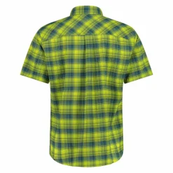 Uomo CMP Camicie^Camicia a maniche corte con fantasia Check da Uomo