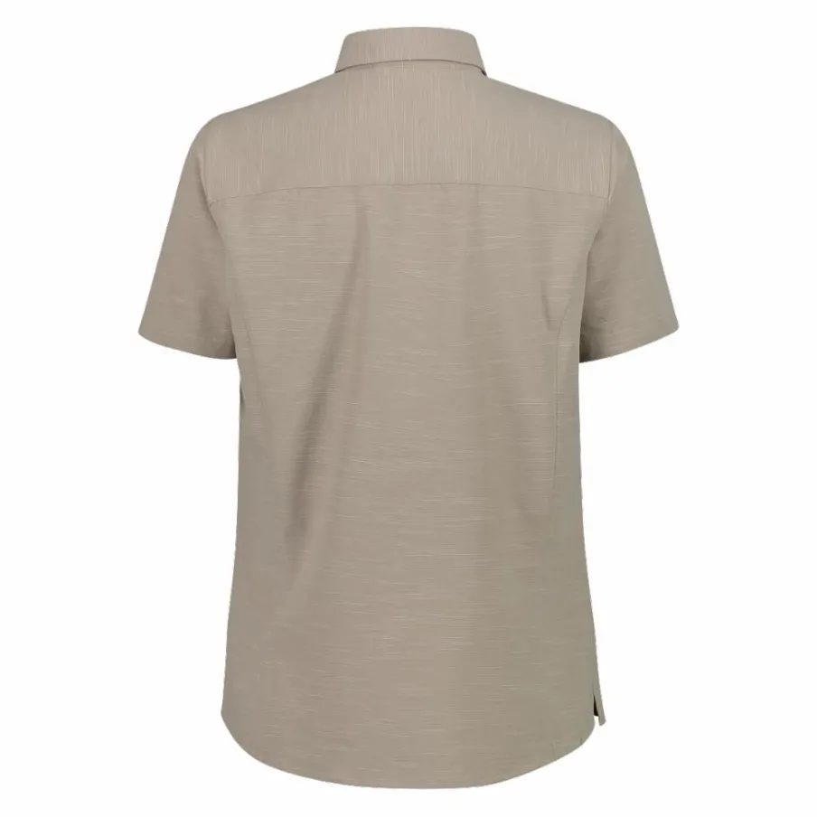 Donna CMP Camicie^Camicia da donna a maniche corte in misto cotone