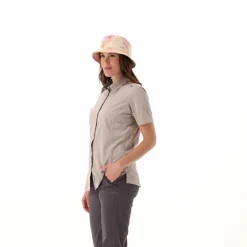 Donna CMP Camicie^Camicia da donna a maniche corte in misto cotone