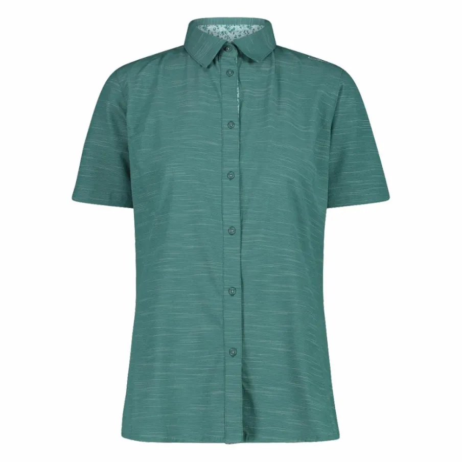 Donna CMP Camicie^Camicia da donna a maniche corte in misto cotone
