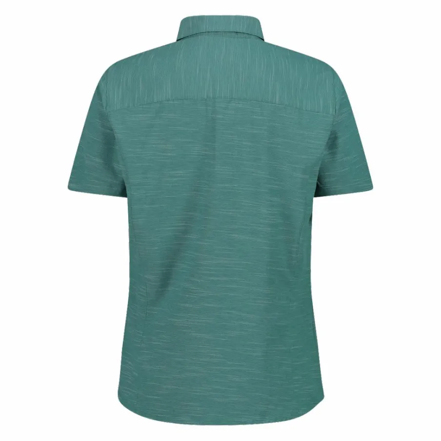 Donna CMP Camicie^Camicia da donna a maniche corte in misto cotone