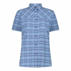 Donna CMP Camicie^Camicia da donna a maniche corte con fantasia a quadri