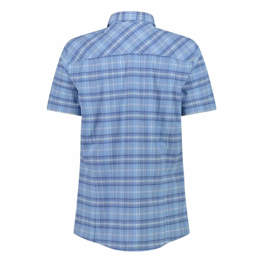 Donna CMP Camicie^Camicia da donna a maniche corte con fantasia a quadri