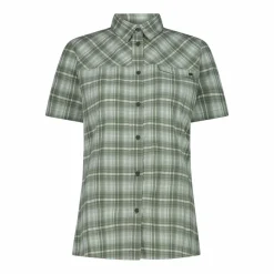 Donna CMP Camicie^Camicia da donna a maniche corte con fantasia a quadri