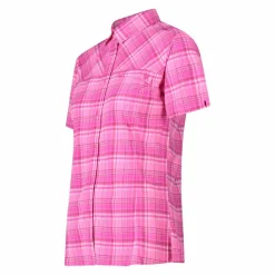 Donna CMP Camicie^Camicia da donna a maniche corte con fantasia a quadri