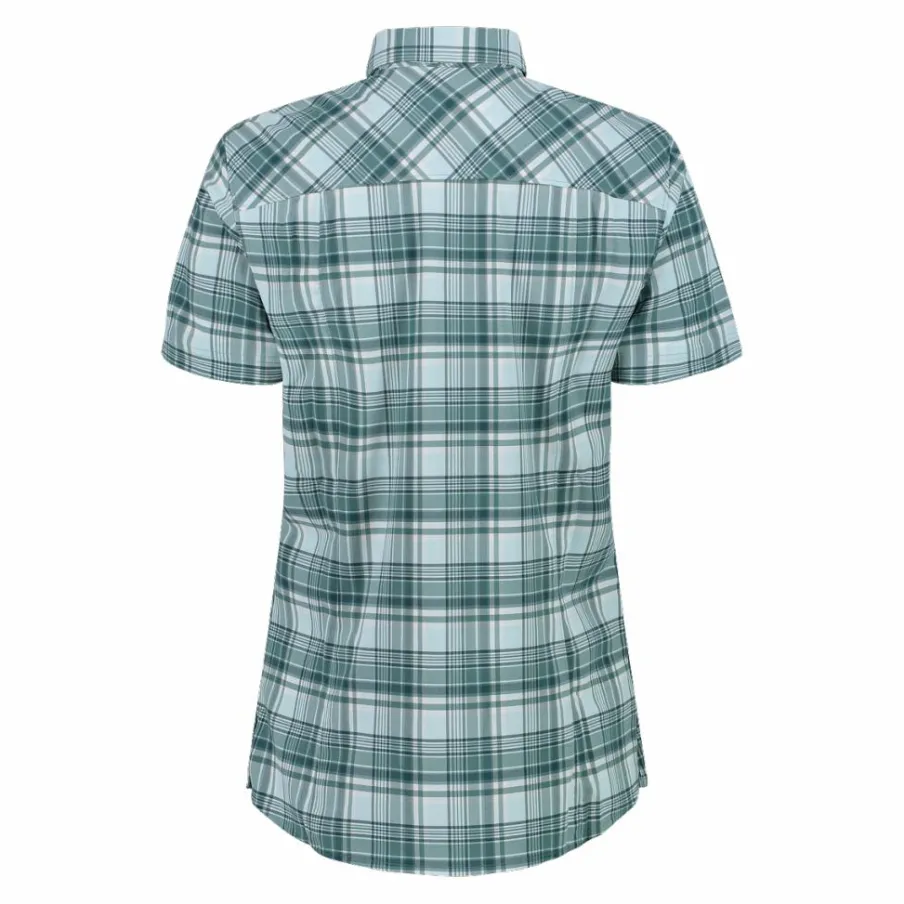 Donna CMP Camicie^Camicia da donna a maniche corte con fantasia a quadri