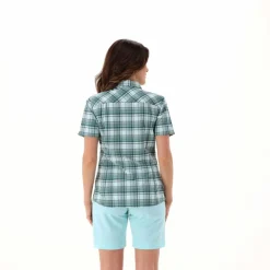 Donna CMP Camicie^Camicia da donna a maniche corte con fantasia a quadri