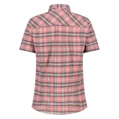 Donna CMP Camicie^Camicia da donna a maniche corte con fantasia a quadri