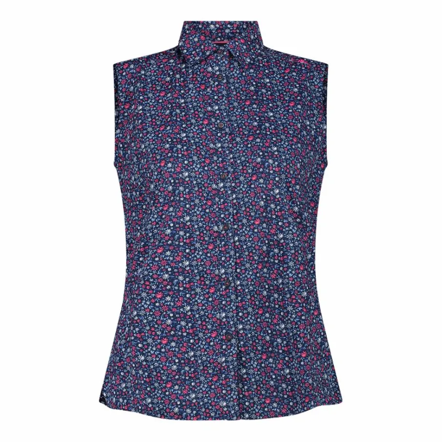 Donna CMP Camicie^Camicia da donna senza maniche con fantasia floreale