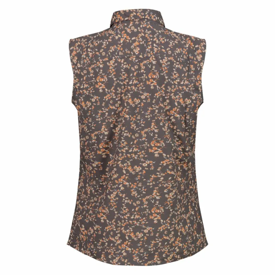 Donna CMP Camicie^Camicia da donna senza maniche con fantasia floreale