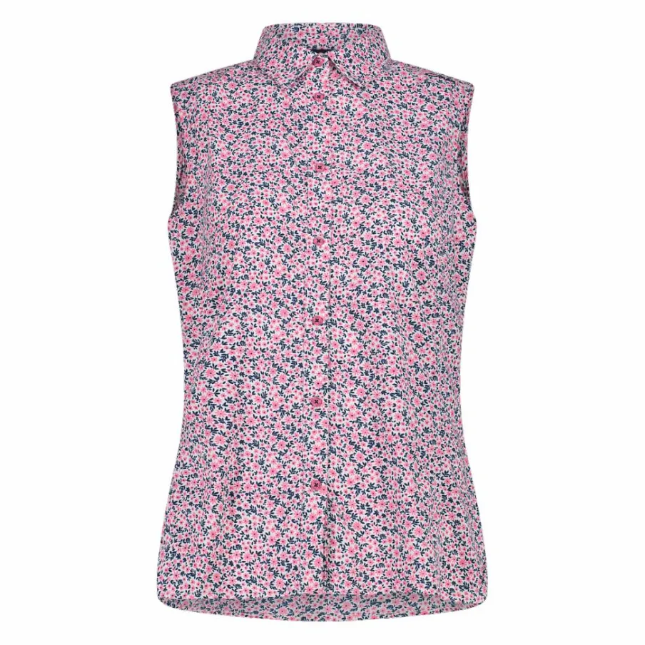 Donna CMP Camicie^Camicia da donna senza maniche con fantasia floreale