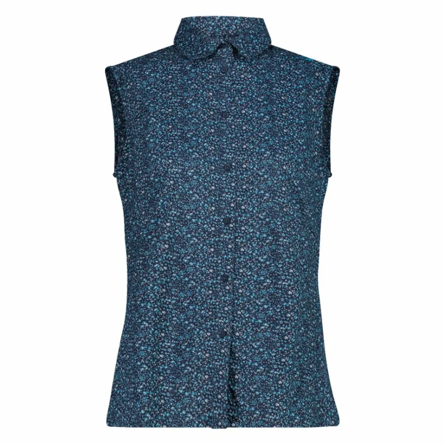 Donna CMP Camicie^Camicia da donna senza maniche con fantasia floreale