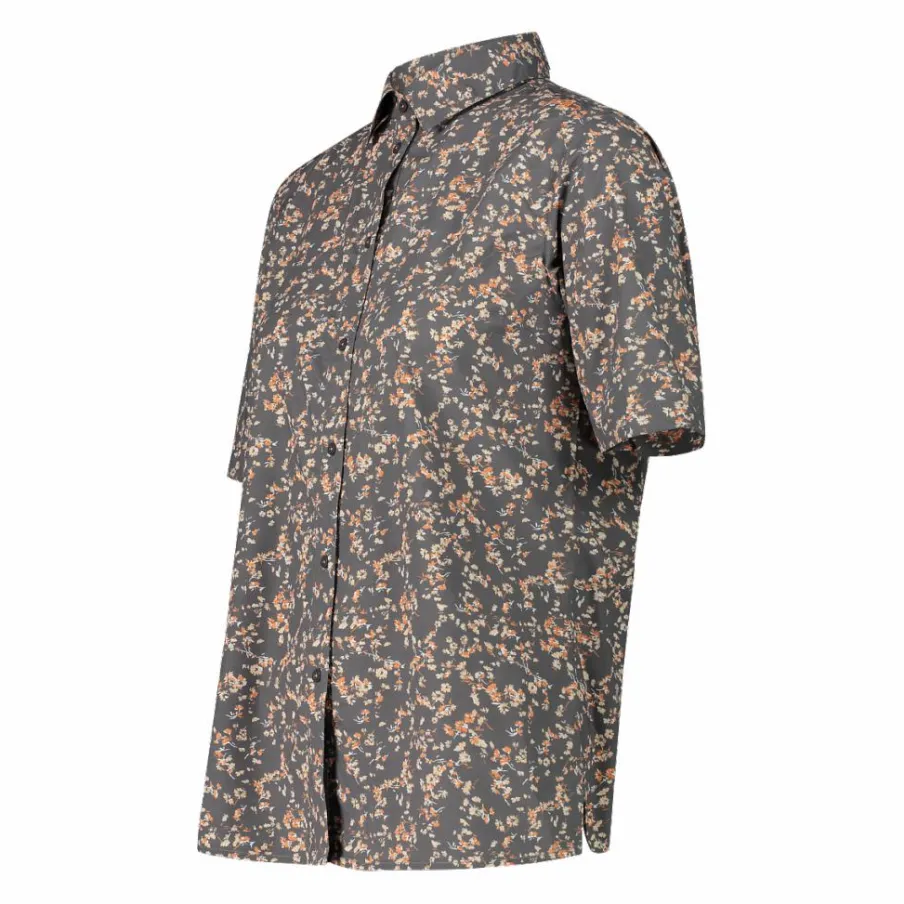 Donna CMP Camicie^Camicia fantasia a maniche 3/4 stretch da donna