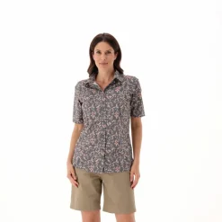 Donna CMP Camicie^Camicia fantasia a maniche 3/4 stretch da donna