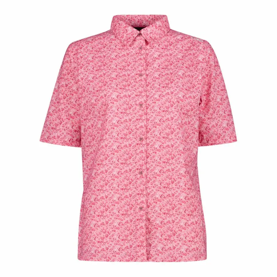 Donna CMP Camicie^Camicia fantasia a maniche 3/4 stretch da donna