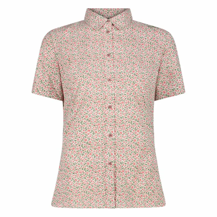 Donna CMP Camicie^Camicia fantasia check maniche corte da donna