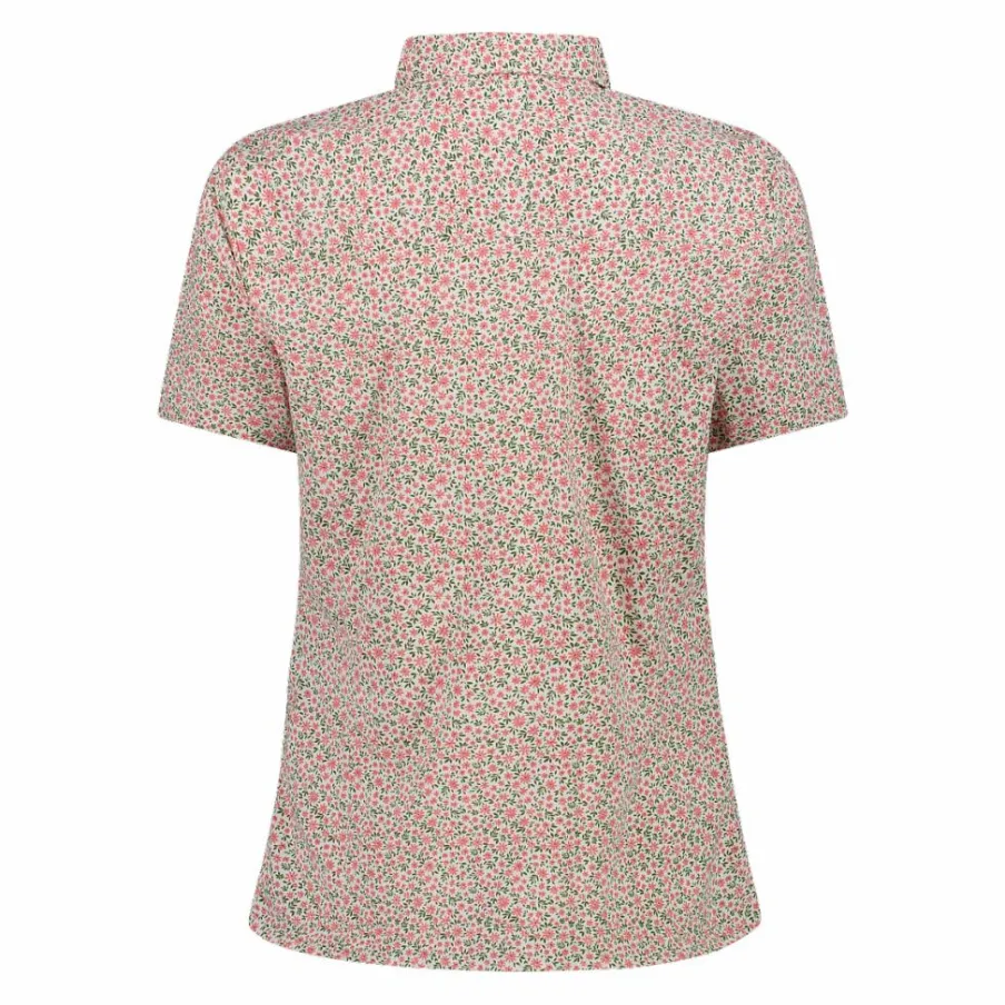 Donna CMP Camicie^Camicia fantasia check maniche corte da donna