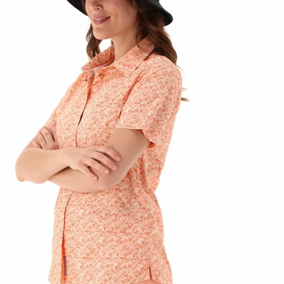 Donna CMP Camicie^Camicia fantasia check maniche corte da donna