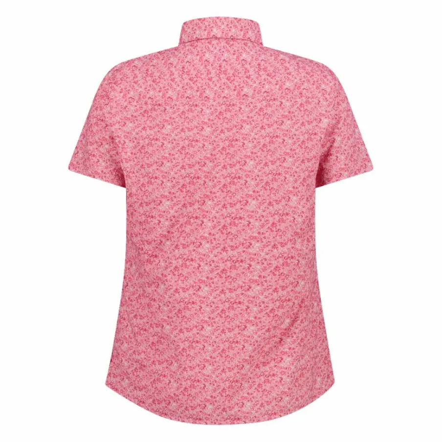 Donna CMP Camicie^Camicia fantasia check maniche corte da donna