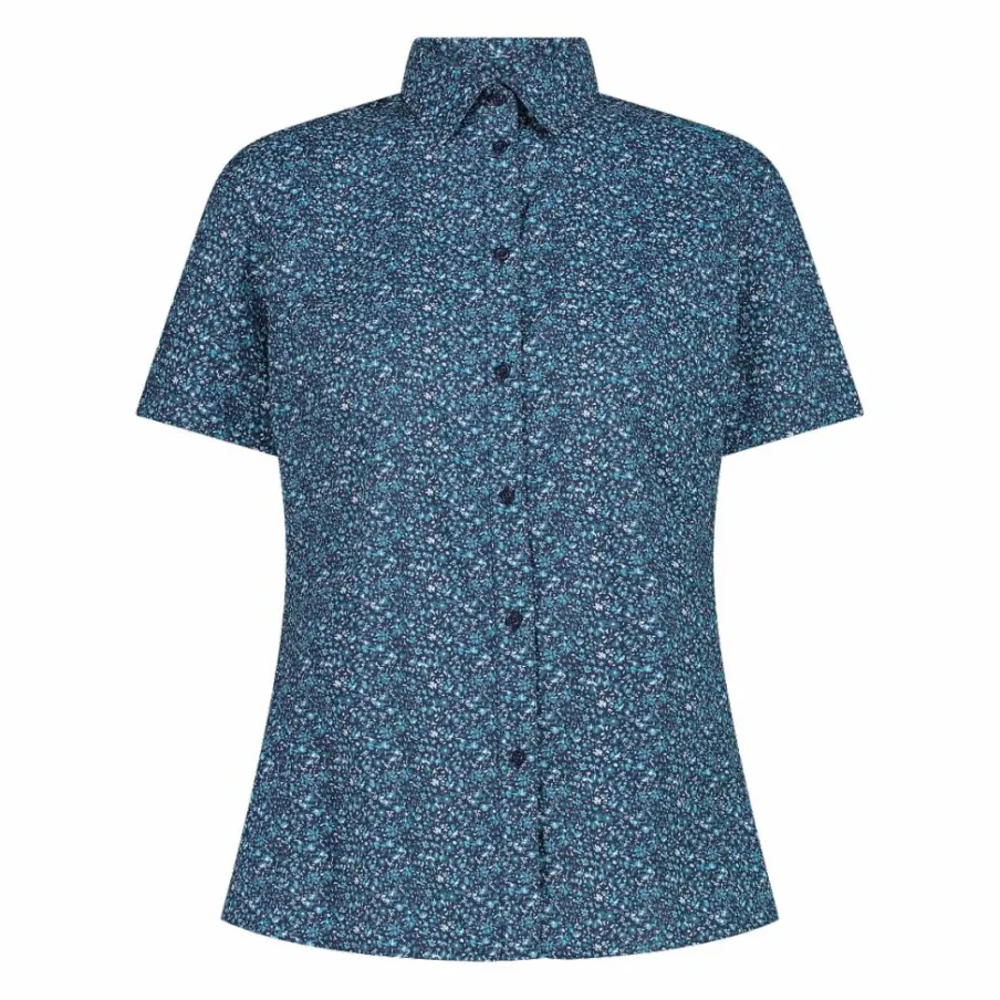 Donna CMP Camicie^Camicia fantasia check maniche corte da donna