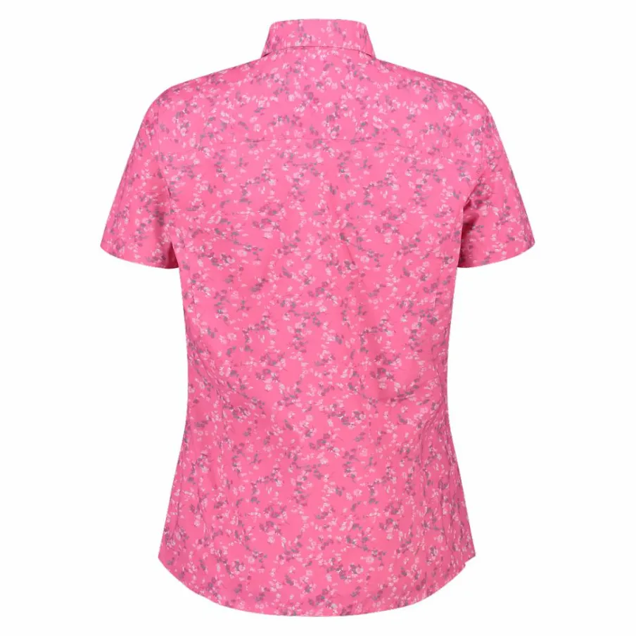 Donna CMP Camicie^Camicia fantasia check maniche corte da donna