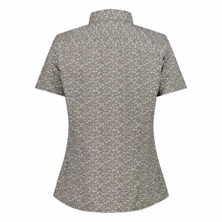 Donna CMP Camicie^Camicia fantasia check maniche corte da donna